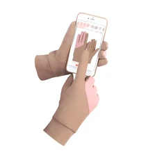 Зимние женские плюшевые теплые перчатки на полный палец варежки женские Лоскутные ветрозащитные перчатки с сенсорным экраном для вождения на открытом воздухе перчатки для катания на лыжах