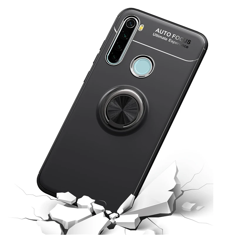 Подставка с магнитным кольцом, чехлы для Redmi Note8T ксиоми редми нот8 про ноут8т, Мягкий ТПУ силиконовый чехол, чехол для Xiaomi Redmi Note 8 T, противоударный чехол s Note 8 T, NFC 6,3, чехол редми нот 8 т чехол