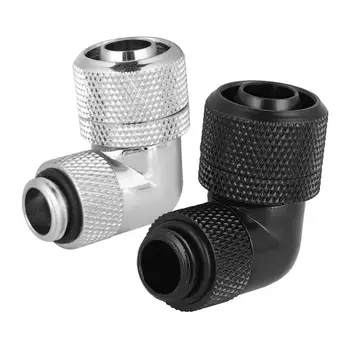 

G1/4 Thread Water Cooling Fittings 90 Degree Right Angle Elbow 3 Points Thick Fast Twist Elbow Water Cooling Adaptors