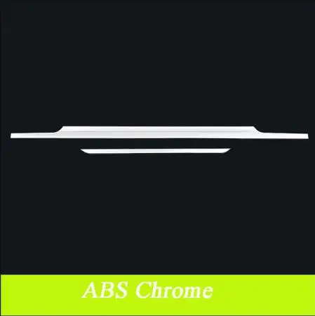 Высокое качество ABS 2 шт./компл. Автомобильный задний багажник крышка отделка и задняя дверь нижний приспособления для украшений для Benz NEW Vito W447 - Цвет: ABS chrome