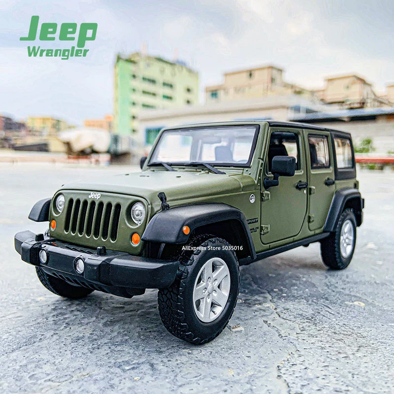 Maisto 1:24 2015 JEEP WRANGLER неограниченный производитель Авторизованная модель автомобиля из сплава Модель поделки