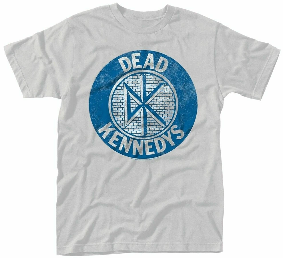 Футболка Dead Kennedys серая Классическая футболка в стиле панк рок свободная