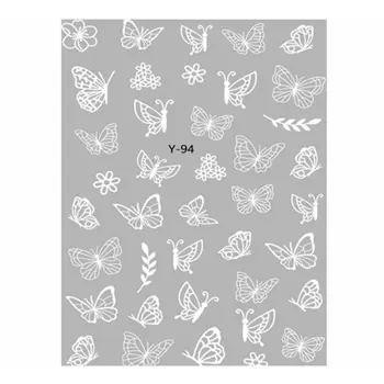 

Nail Butterfly Sticker 3D stickers Cute butterfly nail stickers Waterproof Beautify nails DIY template creative stickers
