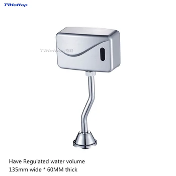 

Tlhottop Exposed Urinal Flush Valve Automatic Sensor infrared Urine Flushing Touchless DC YJ-6320