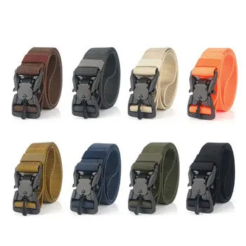 

Fashion Wild Belt Multifunction Outdoor Hunting Men Nylon Metal Buckle Waistband
