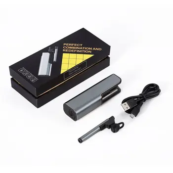 

Wireless Headset Hands-free Echo & Noise Cancellation Headphone with In-car Charging Dock Support Voice Command