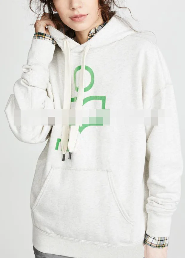 

Warm White Hoodie Hoody Ladies Female Thick Kangaroo Pullover Hoodies Women Jumper Winter Sweatshirt