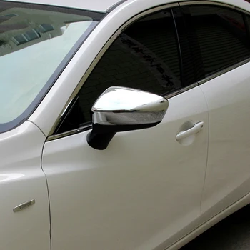 

Fit for Mazda 6 Atenza 3rd Gen 2013-2017 Car Styling ABS Car Rear View Side Door Mirror Cover Trim 2pcs Auto Accessories