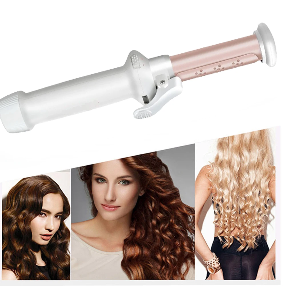 

Электрическая мини-Плойка для завивки волос, беспроводной утюжок с зарядкой от USB, для сухой и влажной завивки, защита от ожогов, низкая мощность, Стайлинг для путешествий