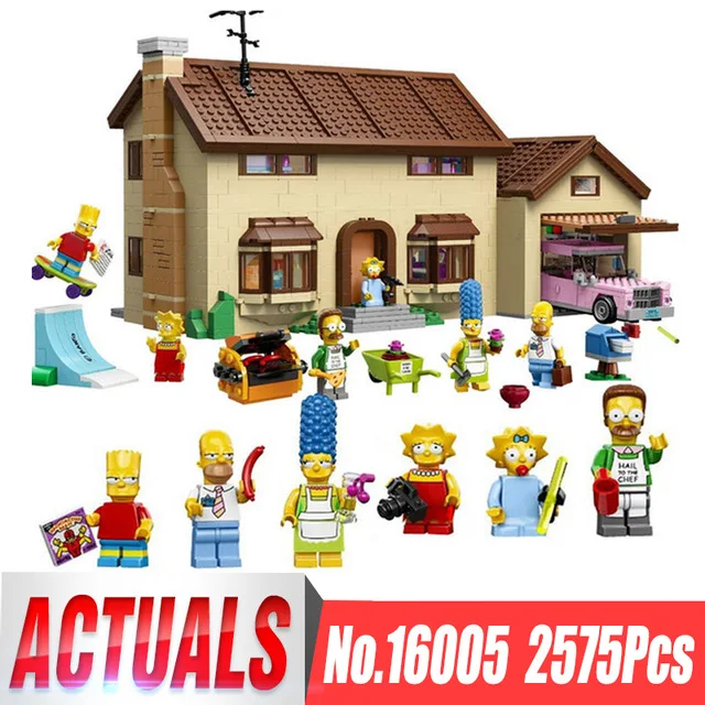 

Compatible with Models Building Toy THE Simpsonss Series 71006 The Simpsonss House 2575pcs 16005 Building Blocks Toys & Hobbies