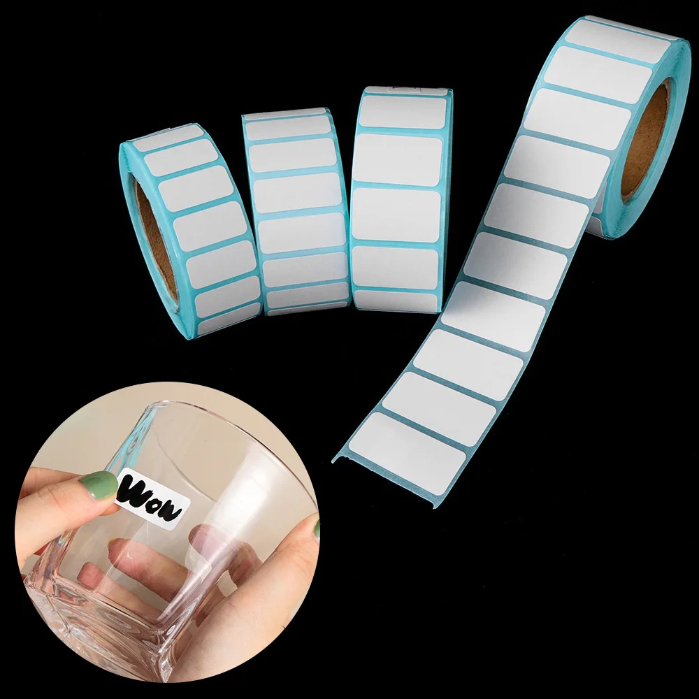 

1000Pcs/Roll Hot Sale Waterproof Thermal Sticker Adhesive Paper Package Label Supermarket Price Blank Tag Print Supplies
