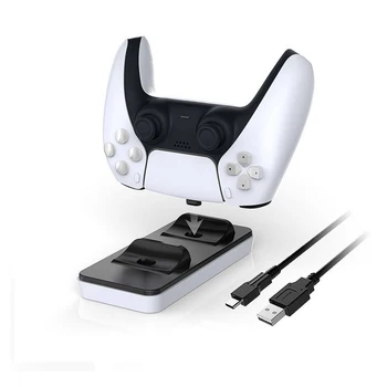 

Fast Charging Dock Controller Charger Station for PS5 Controller Dual USB Charging Station for Sony Playstation 5 Gamepad