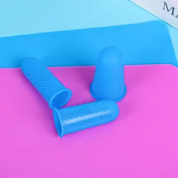 3pcs Silicone Finger Protector Sleeve Cover Anti-cut Heat Resistant Finger Sleeves Cooking For Silicone Mold Making Tools
