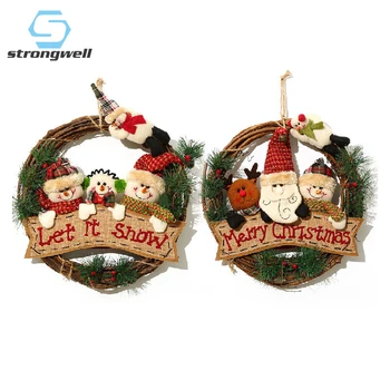 

Strongwell Party Christmas Decor Accessories Door Hanging Furnishings Wall Decoration Ornaments Creative Hand Crafts Christmas