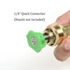 High Pressure Washer Copper Connector Adapter M22 Male 1/4