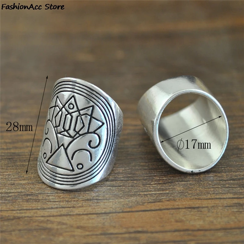 Unique Carving Tibetan New Plated Bohemia Ring Set 4Pcs/set for Woman Punk Boho Vintage Jewelry ring set