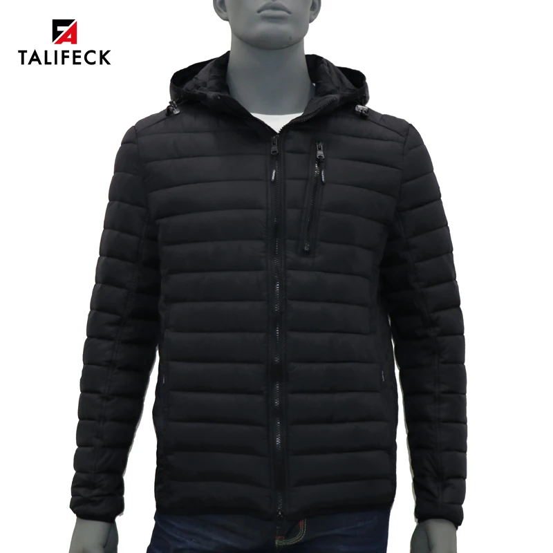 

2020 New Men Jacket Spring Casual Jacket Men Autumn Cotton Padded Coat Warm Quilted Jacket Camping Jacket Hooded Jackets Zipper