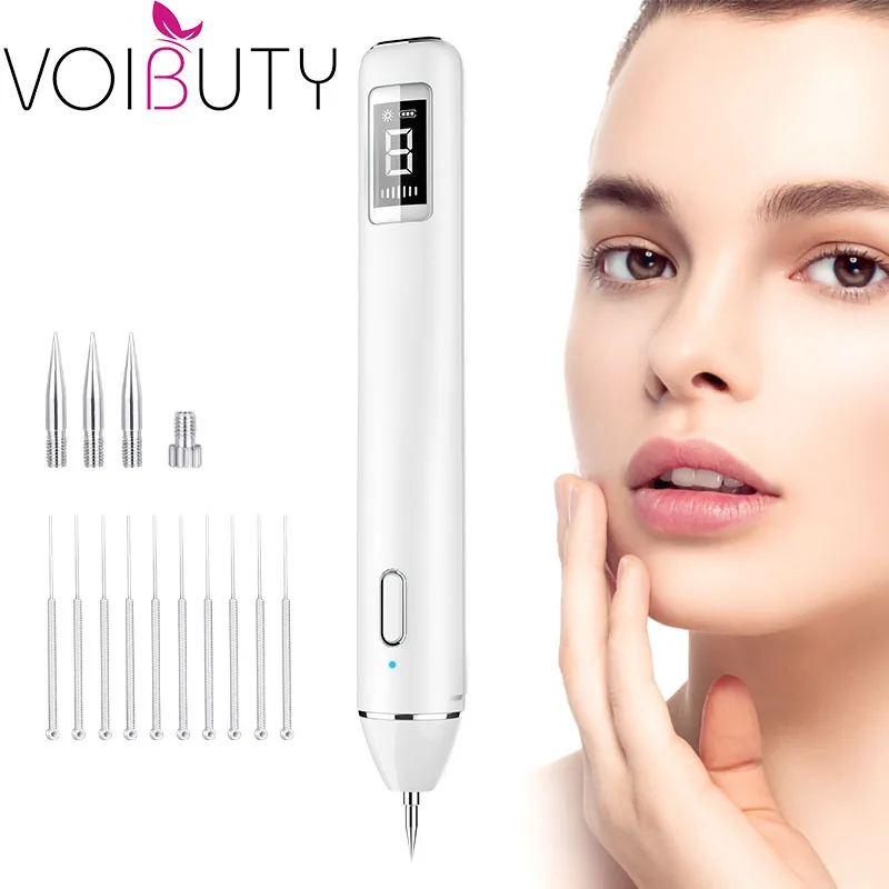 Electric Plasma Pen LED Lighting Laser Tattoo Mole Removal Machine Facial Skin Freckle Tag Wart Remover Face Beauty Care Tool | Красота и