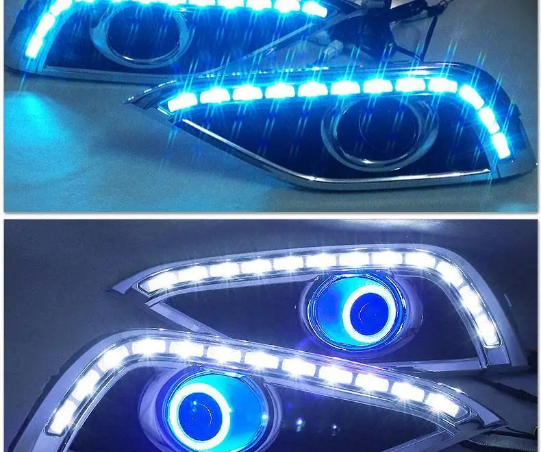 Drl Assessoires сборка Cob внешний Luces Led Para авто освещение фары передние противотуманные фары 12 13 14 для Honda CRV