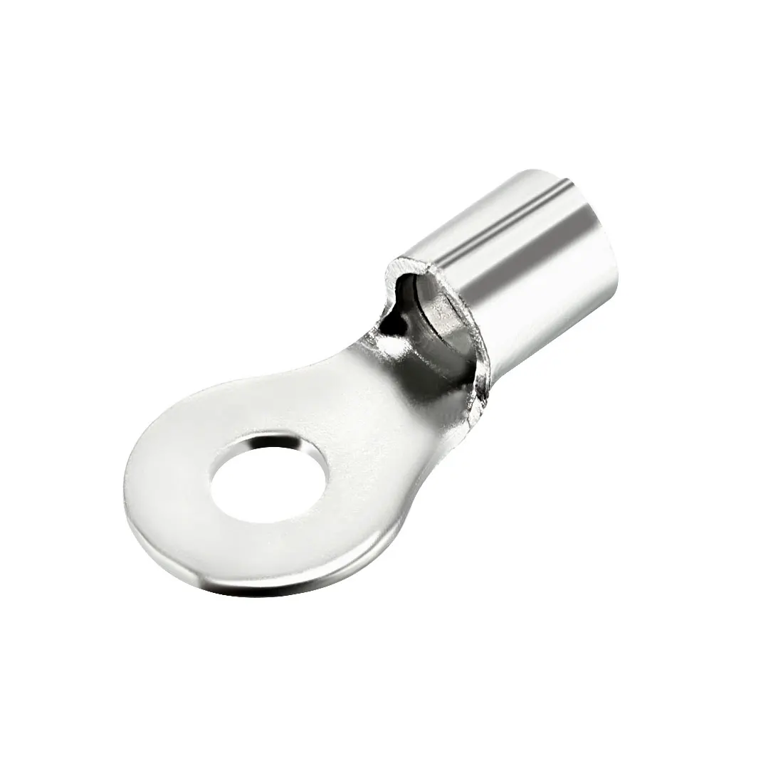 

uxcell 10Pcs RNB14-6L Non-Insulated U-Type Copper Crimp Terminals 10-16mm2 Wire Connector Silver Tone