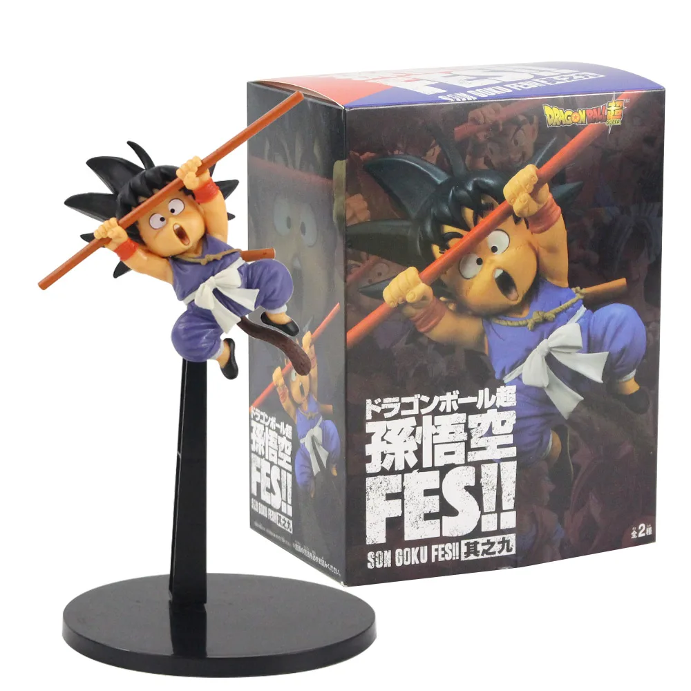 Style M With Box Dragon Ball Сон Гоку фигурка игрушки FES Black Gokou Zamasu Супер Saiyan Бог синие серебряные волосы Битва Ver Аниме Модель Куклы - Цвет: Style M With Box