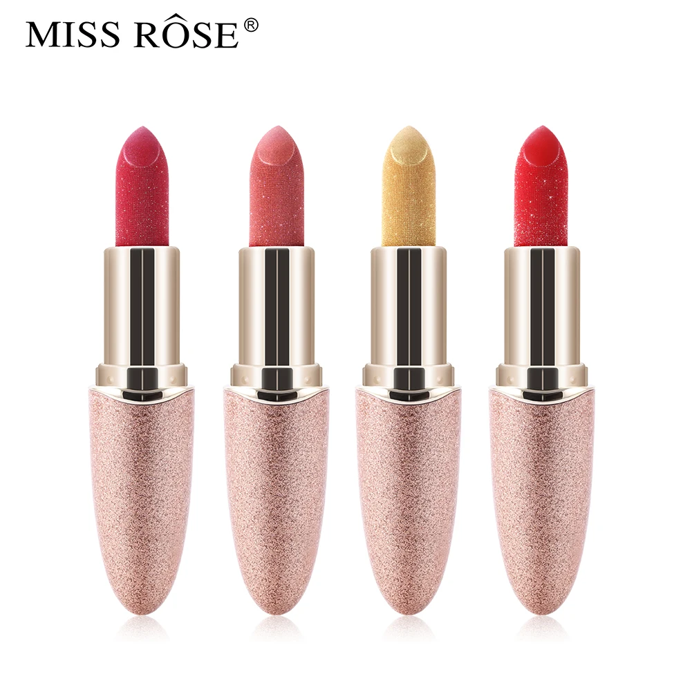 Губная помада матовый пигмент для макияжа бархатный коричневый Miss Rose beauty сексуальный Водонепроницаемый 12 долговечные цвета увлажняющий TSLM1