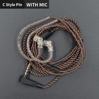 KZ-Cable de micrófono para auriculares, accesorio Original E10, ZSX ZST ZSN ZS10 Pro ZS3 ZS6 AS16 AS12 ZSN Pro