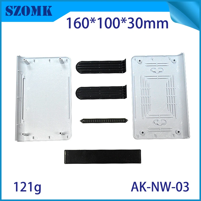 szomk plastic router distribution enclosure box project case for electronics enclosure control housing (10)