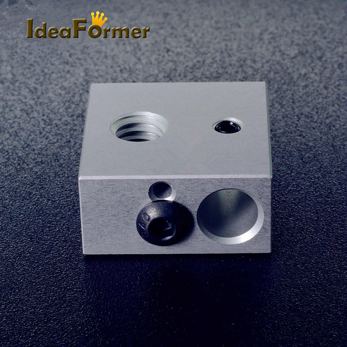 aluminium heater block 3D printer 20*20*10 mm Blocco alluminio estrusore 