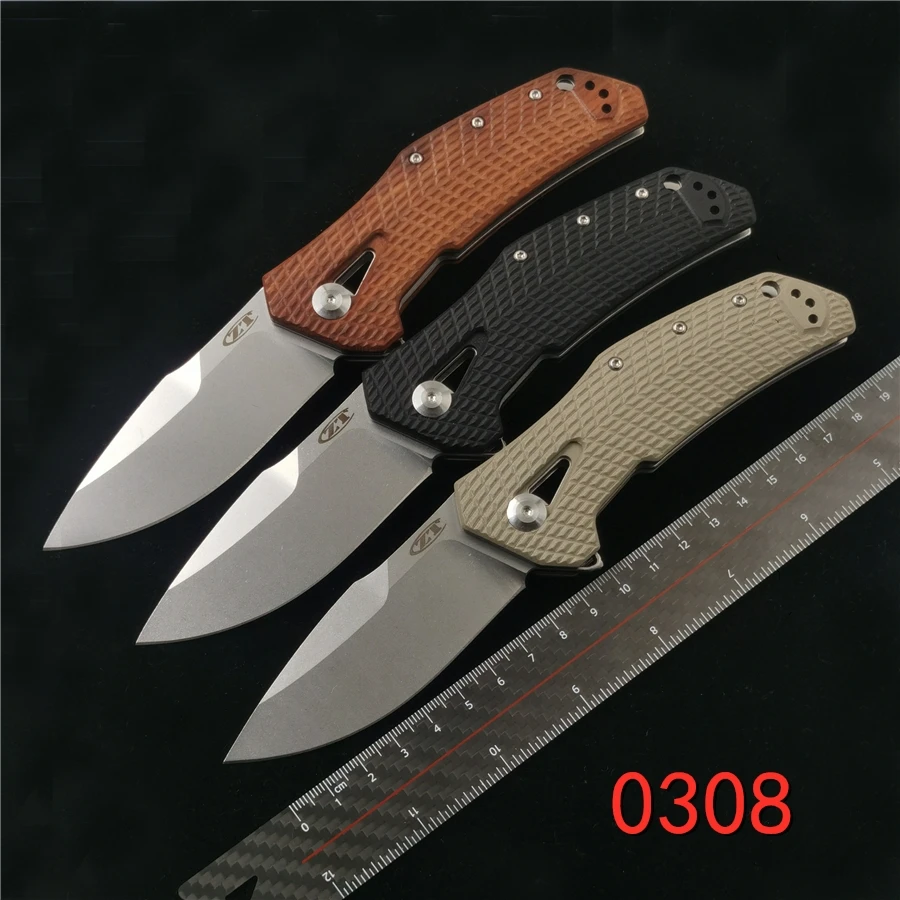 IWOWN ZT 0308 высокого качества шарикоподшипник складной нож 20CV лезвие G10 ручка для