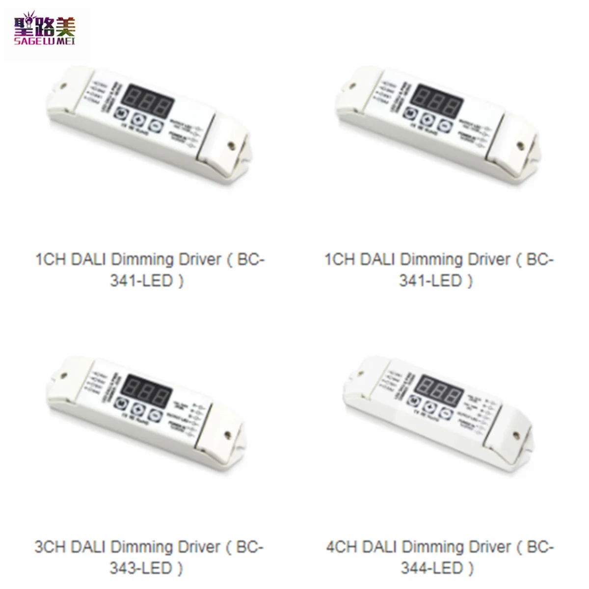 

DC12V-24V DALI Dimming Driver 1CH 3CH 4CH LED Dimmer Controller For Single/RGB/RGBW LED Strip Lights Lamp