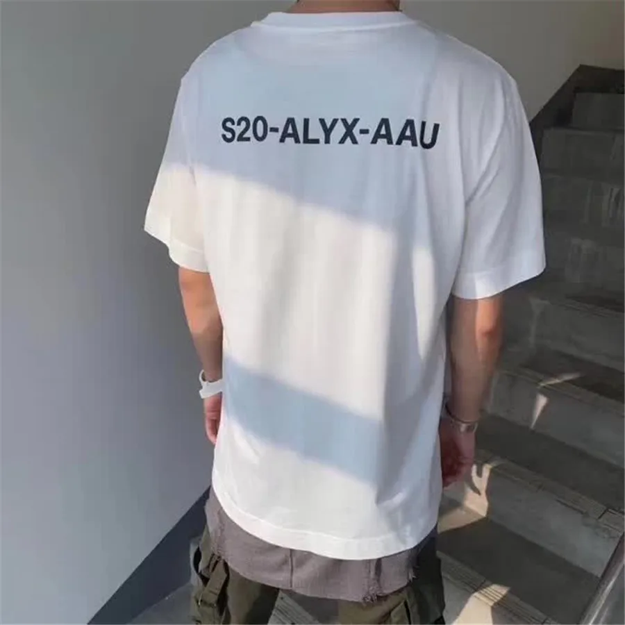 

1017 ALYX 9SM T-shirts Oversize ALYX T-shirt Men Women 1:1 High Quality Visual Logo Tee Cotton Jersey Tops