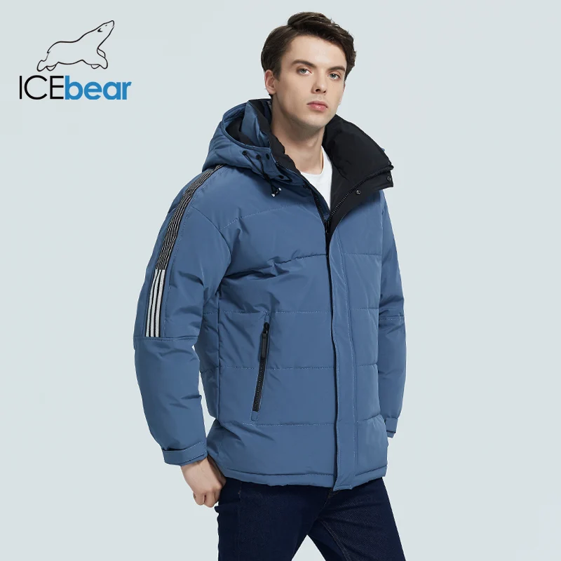 ICEbear 2020 winter men's jacket casual men's coat fashionable outdoor men's clothing windproof and warm jackets MWD19959I ICEbear 2020 winter men's jacket casual men's coat fashionable outdoor men's clothing windproof and warm jackets MWD19959I