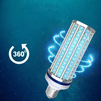 

360 Degree 60W UV Germicidal Lamp LED UVC Bulb Household Ozone Disinfection Light Bulbs entry micro ozone sterilization lamp