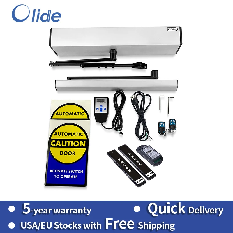 

Автоматический раздвижной Дверной доводчик/Открыватель с двумя беспроводными кнопками