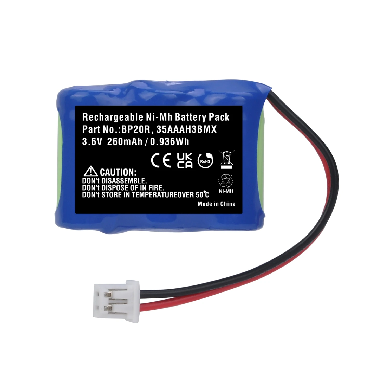 Batmax Battery for Dogtra Receiver BP20R, 200NCP, 202NCP, 280NCP, 282NCP, 300M, 302M, 7000M, 7002M Remote Controller