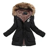 new winter women jacket medium-long thicken plus size 4XL outwear hooded wadded coat slim parka cotton-padded jacket overcoat ► Photo 2/6