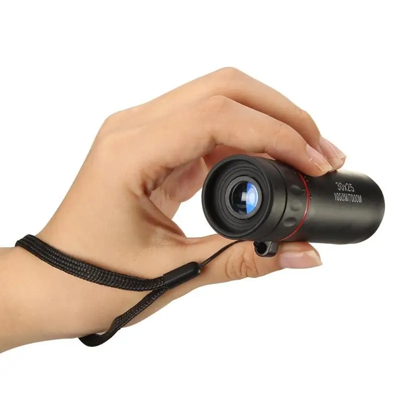 30X25 High Definition Monocular Telescope Waterproof Mini Portable Military Zoom 10X Scope High Quality Tourism Scope Sports