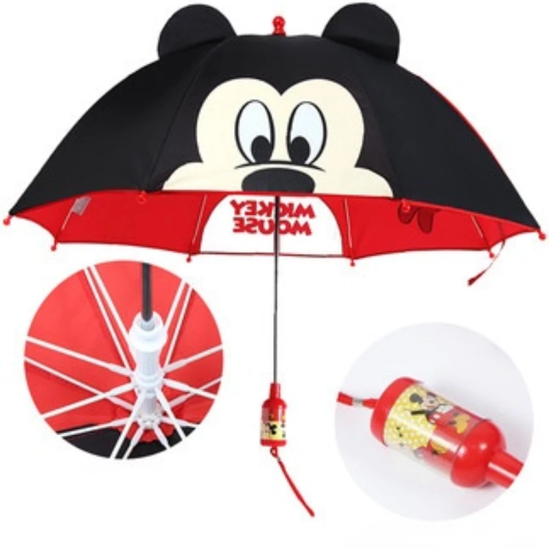 Disney paraguas transparente las orejas para niños, Manual de Minnie y Mickey para bebés de 2 a 5 años|Paraguas| AliExpress