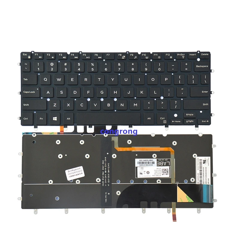 Клавиатура для ноутбука dell Inspiron 15 7547 7548 XPS 13 9343 9350 N7548 подсветка английская |