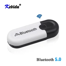 Kebidu 2 в 1 беспроводной Bluetooth 5,0 приемник адаптер автомобильный AUX аудио usb-модем адаптер 3,5 мм разъем для наушников автомобильный комплект динамиков