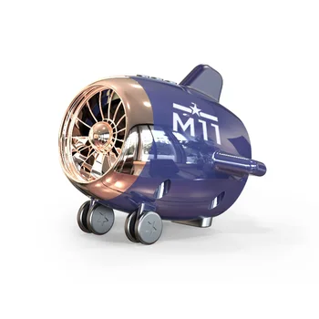 

Aircraft Bluetooth Speaker Quality Wts Voice Call Microphone Usb Interface Plug Tf Card Portable Wireless Speaker Blue