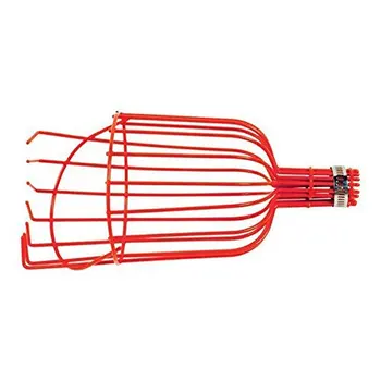 

New Garden Supplies Stainless Steel Button Telescopic Rod Fruit Picker Wire Picking Fruit Picker Picking Persimmon Tools