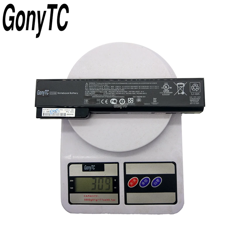 GONYTC CC06 оригинальный ноутбук Батарея для HP ProBook 6360b 6460b 6470b 6560b 6570b elitebook 8460p 8470 8460W HSTNN