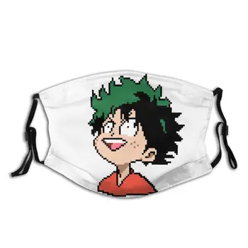 

Izuku Bakugou Reusable Mouth Face Mask My Hero Academia Anti Haze Dustproof Mask With Filters Protection Respirator Muffle