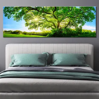

Canvas Painting Home Art Green plant tree Poster And Print Wall Art Picture Home Decor
