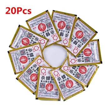

20Pcs Cockroach Powder Bait Special Insecticide Bug Beetle Effective Killer Medicine Insect Reject Pest Garden Supply Wholesale