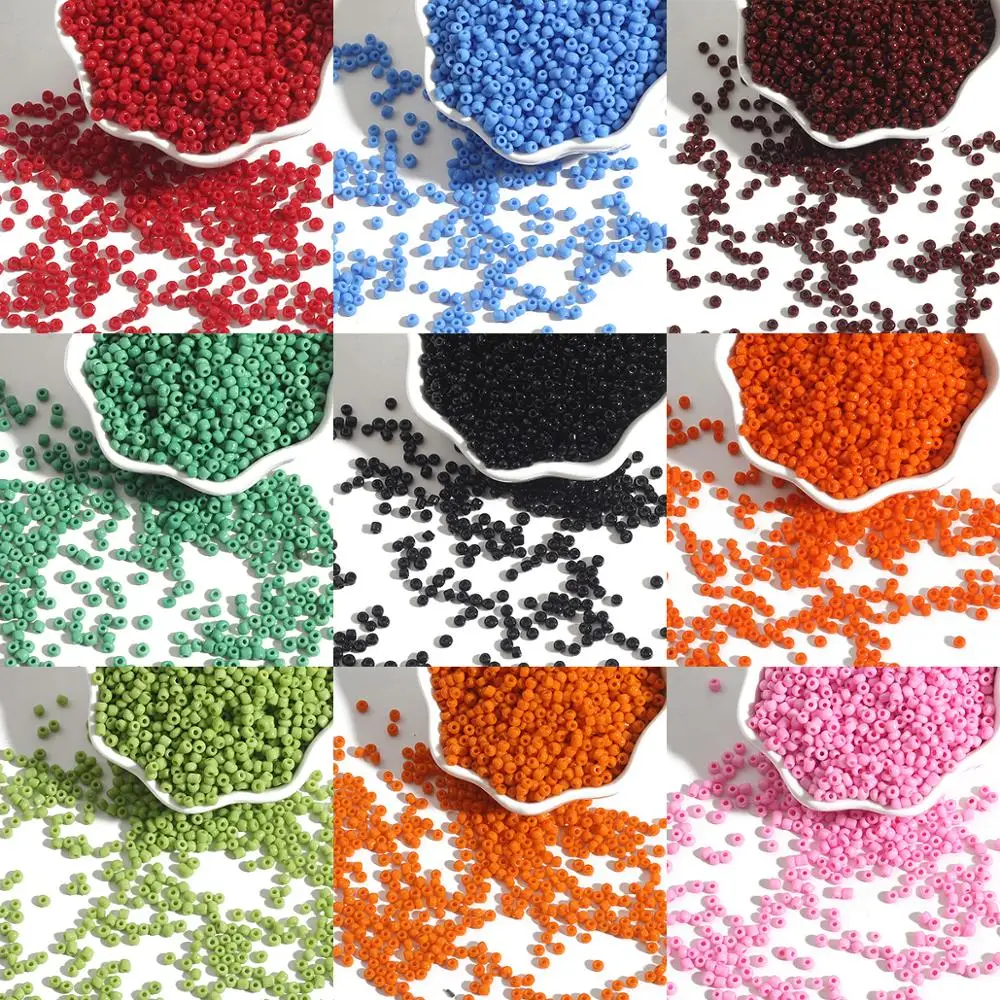 150-1000pcs-2-3-4mm-Solid-Color-Charm-Czech-Glass-Seed-Beads-Austria-Crystal-Round-Beads