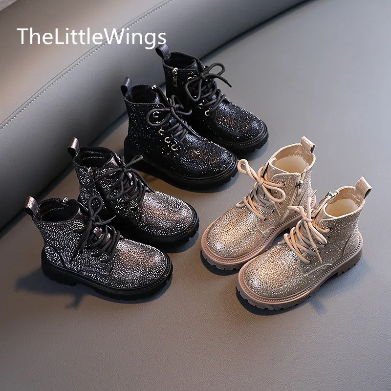 2021 Winter New Children's Fashion Boots Girls Princess Soft Bottom