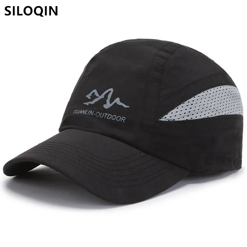 

SILOQIN New Summer Men's Mesh Cap Ultra-thin Breathable Baseball Cap Adjustable Size Women's Casual Sports Cap Bone Snapback Cap